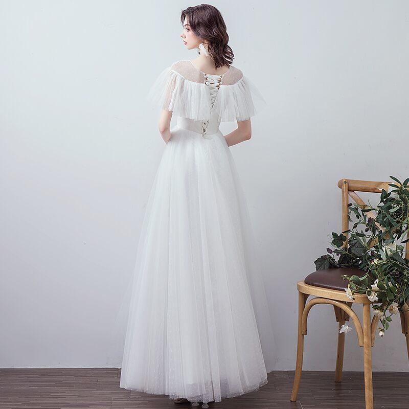 

2021 New Dress Low-cut v Wedding Gown Dressed As a Bride 52MN, Same as pictures