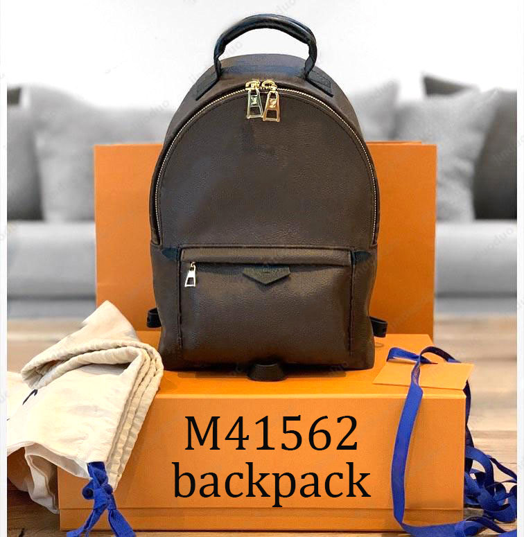 

2022 wallet PALM SPRINGS Mini Backpack Women Shcool Bag Luxury Shoulder Bag Designer Travel Messenger Bags Purse M44873, Black bossed mini