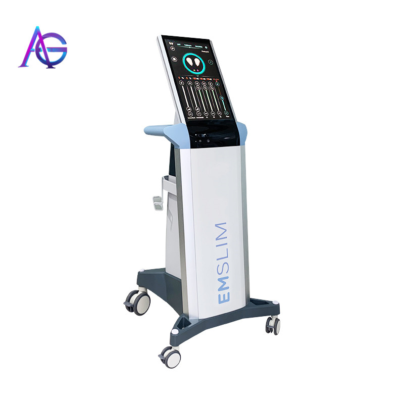 

2021 sculpting HI-EMT+RF EMS electromagnetic Muscle Stimulation EMslim neo machine fat burning shaping hiemt beauty equipment (QEM LOGO)