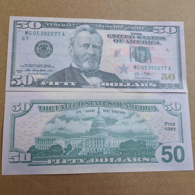 

US Dollars High Quality Fake Banknote Bar Paper Chrildren Toys Copy Note Free Shipping 100 pcs/pack