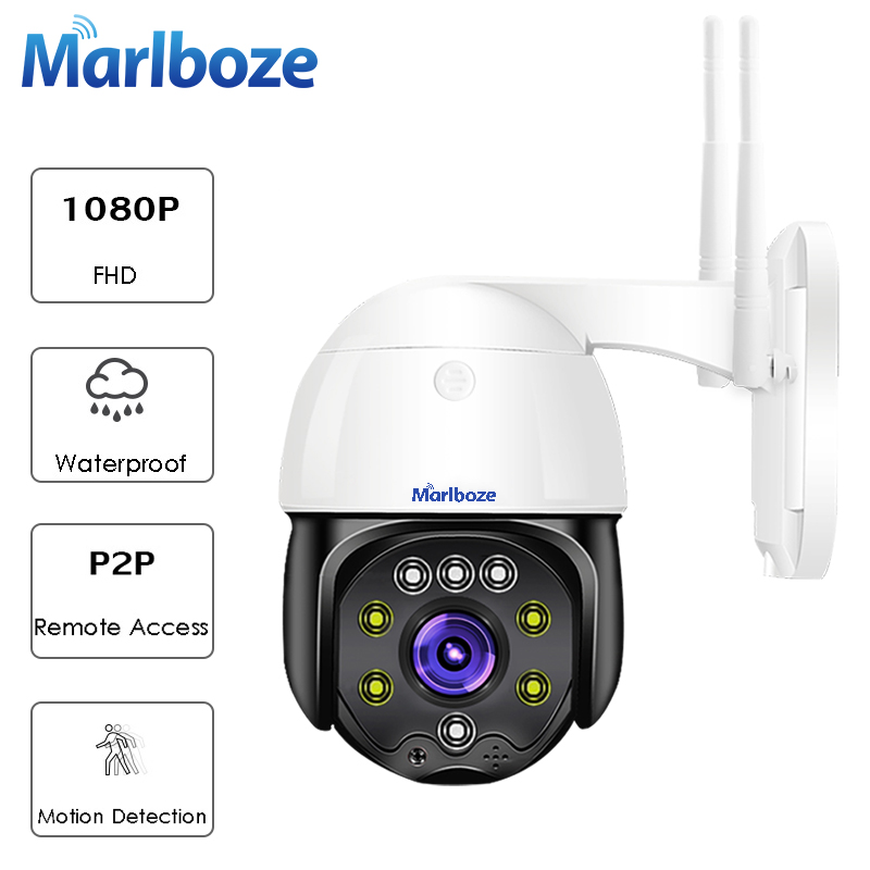 

Marlboze 1080P ptz dome camera 2MP ip camera outdoor wifi Onvif security cctv waterproof wifi camera P2P Camhi App