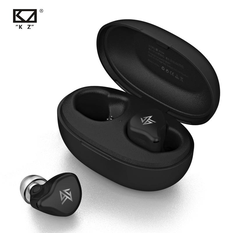 

KZ S1 S1D TWS True Wireless Bluetooth 5.0 Earphones Dynamic/Hybrid Earbuds Touch Control Noise Cancelling Sport Headset Z1 S2, Black