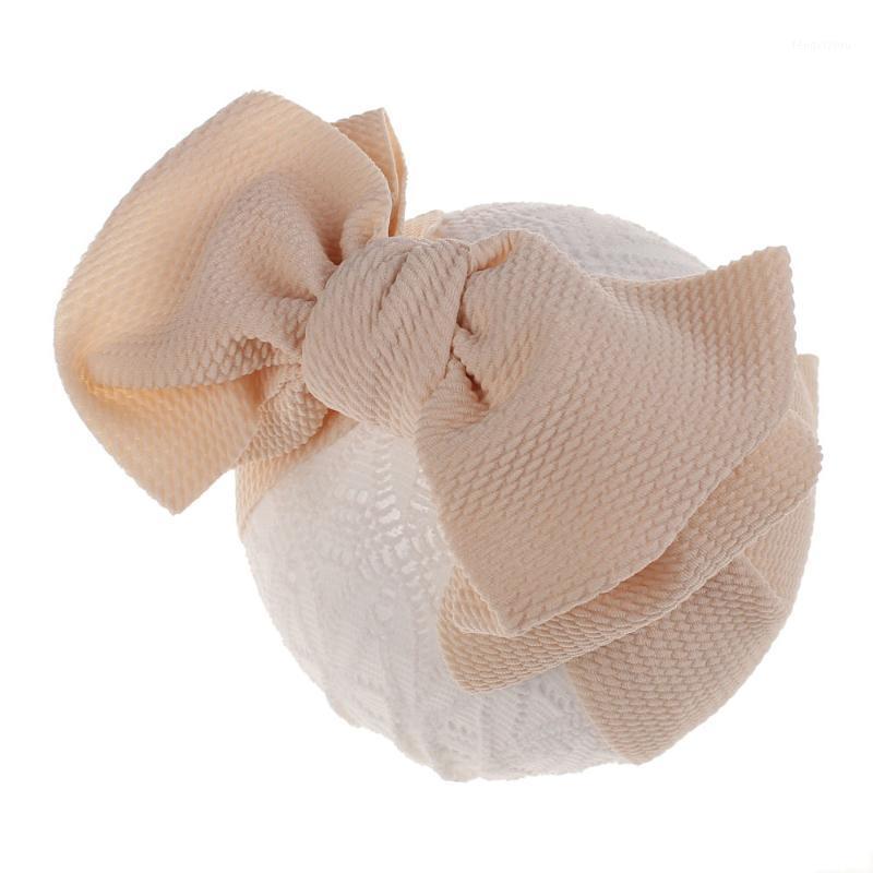 

Spring style cloth DIY wide hair band baby children's hair band corn grain big bow newborn headband1, White