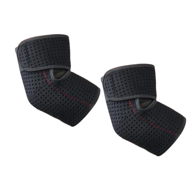 

1 Pair of Sports Fitness Elbow Brace Arm Guards Wrapping Breathable Elbow Pads for Men Basketball Gym Supplies (Black