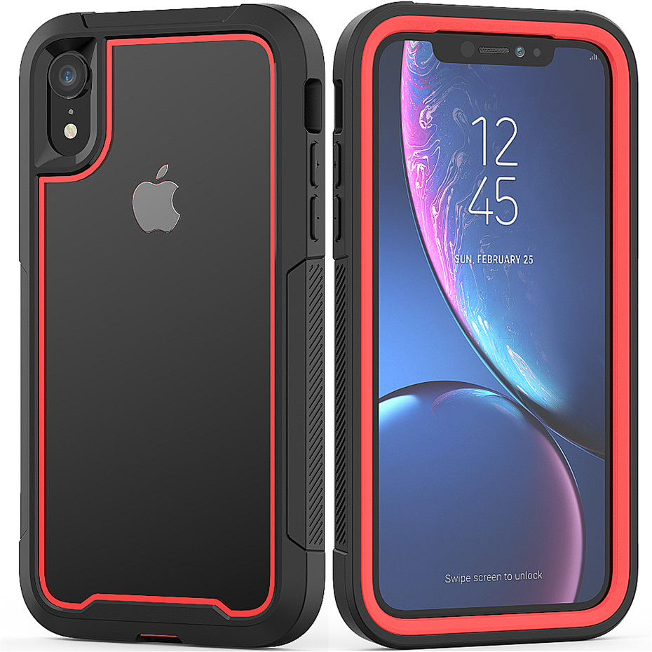 

Hybrid Armor Shockproof Phone Case For iPhone 12 11 Pro MAX XR XS Max X 6S Plus Hard PC+TPU Back Cover For iPhone 11 XR 7 8 Plus, Violet
