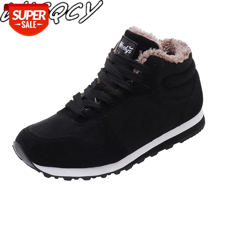 

2019 New Women Boot Winter Boots Lace Up Warm Snow Boots High Quality Women Ankle Flock Shoes Fashion Snow Shoes 47 #SK4r, Black