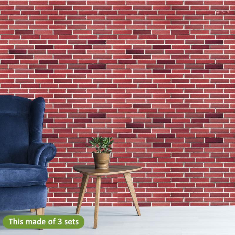 

21*100cm*7pcs Classice Brick Pattern Laptop Sticker Cabinet Sticker Waterproof Floor For Kitchen Bathroom Wallpaper1, Mf030