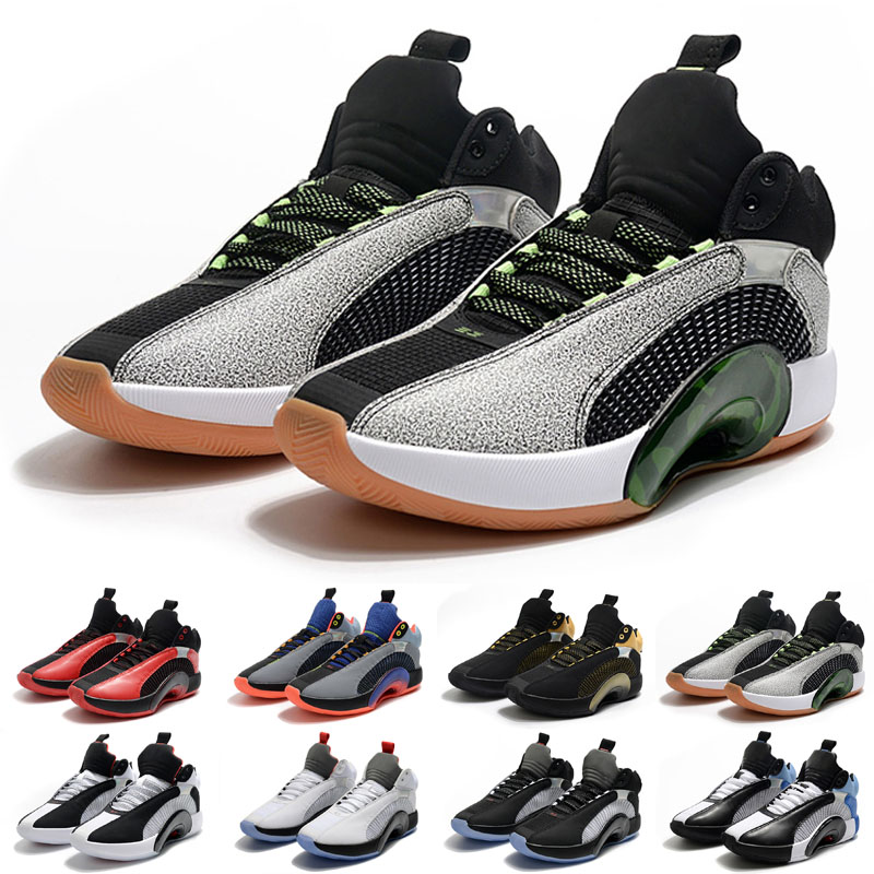 

2021 New Jumpman 35 SE ALL STAR Black Red White Basketball Shoes Best Jumpman XXXV 35s Men Trainer Shoe Store Size 7-12, As photo 3