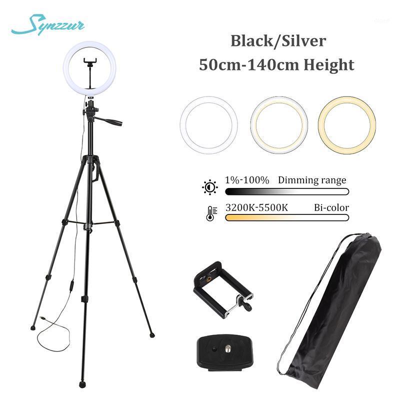 

Camara Tripod Stand With USB Light Ring 10inch Bi-color Selfie LED Phone Ring Fill Lamp Photographic Lighting For Youtube Video1