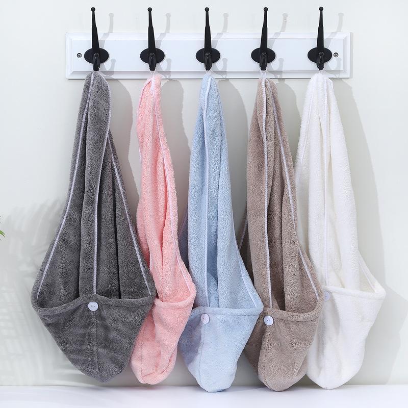 

Women Bathroom Super Absorbent Quick-drying Thicker microfiber Bath Towel Hair Dry Cap Salon Towel rapid drying hair1