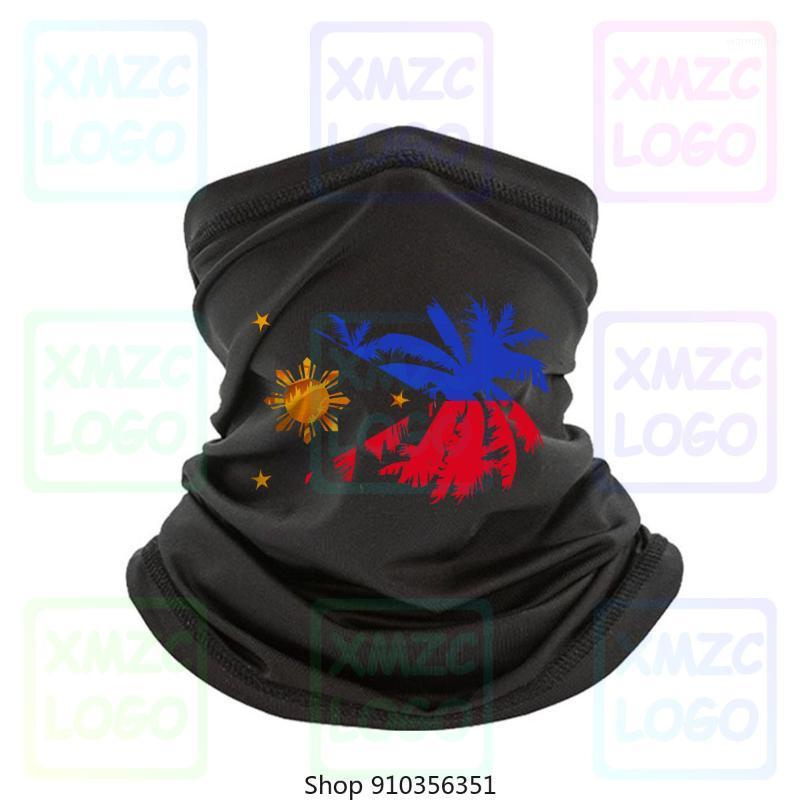 

Philippines Palm Flag White T Bandana Top Design Mens Womens Kids Baby Sizes Headband scarf Bandana Neck Warmer Women Men1