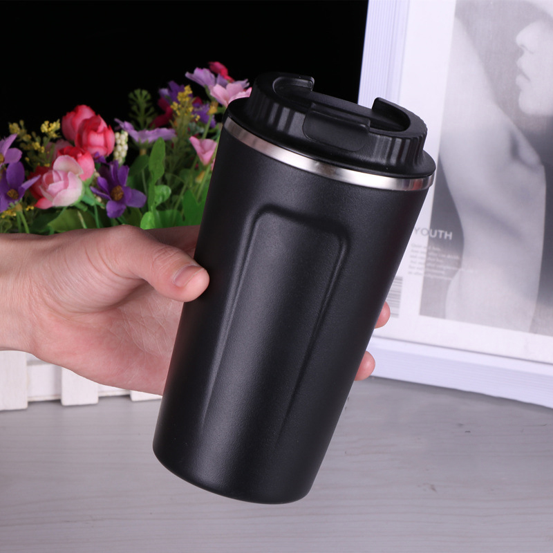 

UPORS 380/500ML Stainless Steel Mug with Lid Double Wall Vacuum Insulated Travel Coffee Mug Tumbler BPA Free Outdoor Coffee Cup