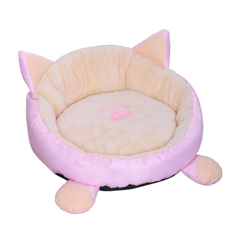 

2020 New Cute Detachable Pet Bed Nest Breathable Warm Cat Shape Cat Dog Sleep Bed Pet For All Seasons Supplies