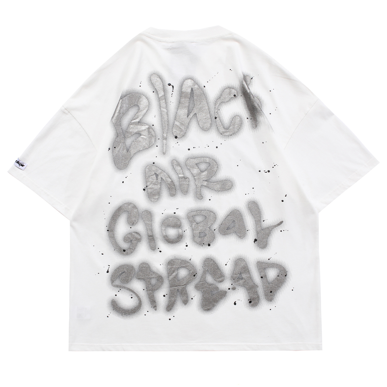 

New 2021 Reflective Letter Print Harajuku T-shirts Streetwear Summer Hip Hop Tshirt Men Loose Short Sleeve Shirts Cotton Tops Tees Zf7n, Black