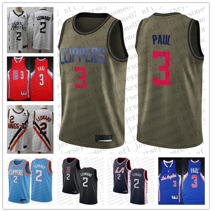 

2020 Men womens youth los angelesClippers2 Kawhi Leonard #3 Chris Paul Black Basketball Swingman Statement Edition custom Jersey