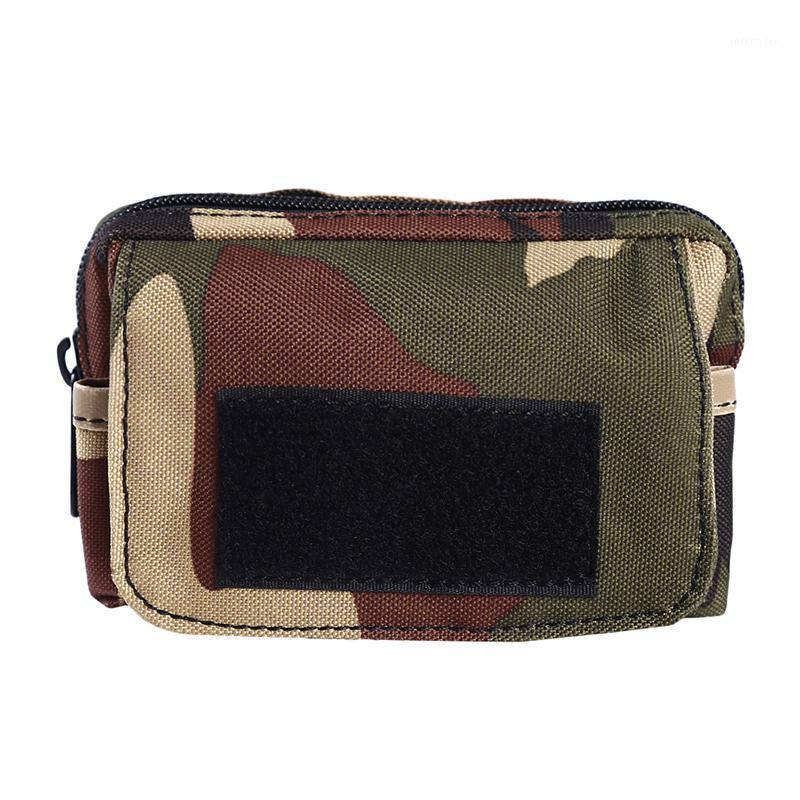 

Outdoor Sports Pockets Casual Fashion Wear-resistant Nylon Tactical Multi-Function Mini Pockets Unisex Climbing Storage Purse1, Black