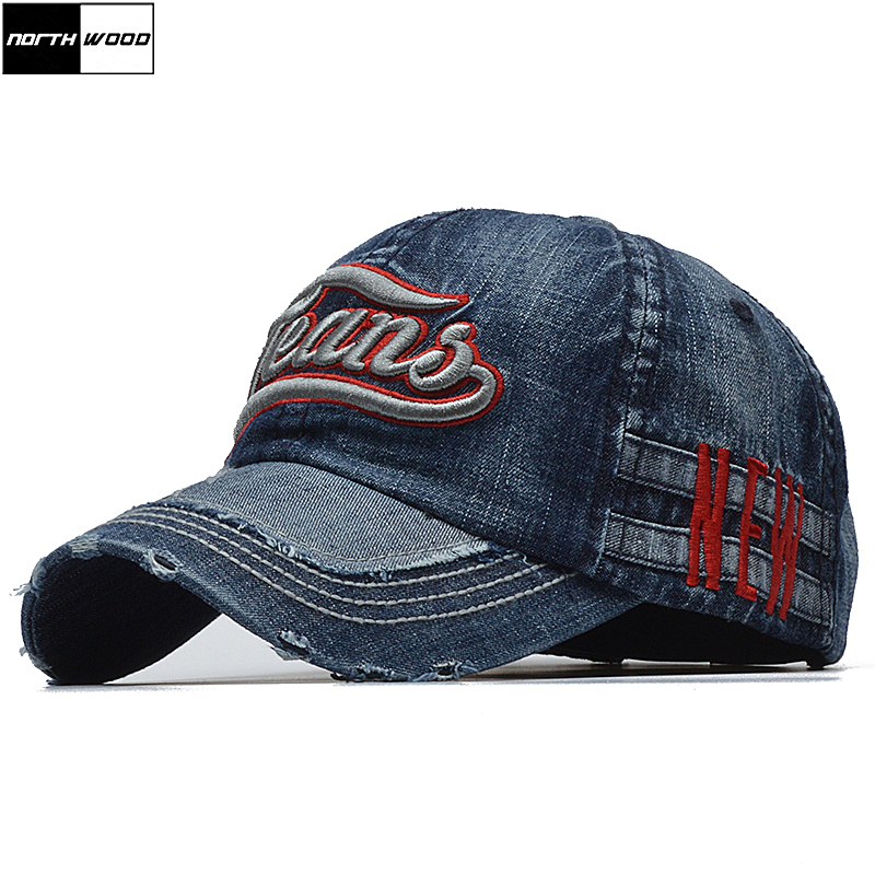 

[NORTHWOOD] New Fashion Branded Baseball Cap Women Dad Hat 3D Embroidery Mens Cotton Snapback Casquette Femme Fitted Cap J1225, Blue