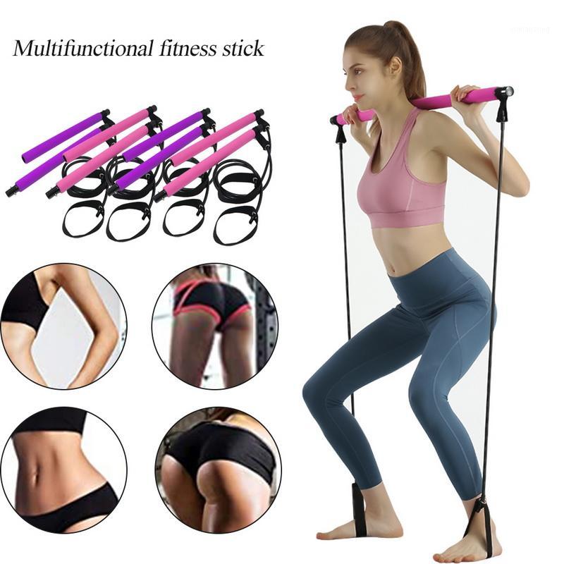 

Pilates Bar Lightweight Resistance Band Toning Bar Home Gym Portable Pilates Body Workout Yoga Fitness Stretch Stick1