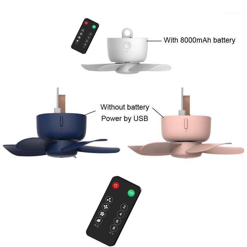 

Remote Control Timing USB Powered Ceiling Fan Air Cooler 4 Speed USB Fan for Bed Camping Outdoor Hanging Tent Hanger U1JE1
