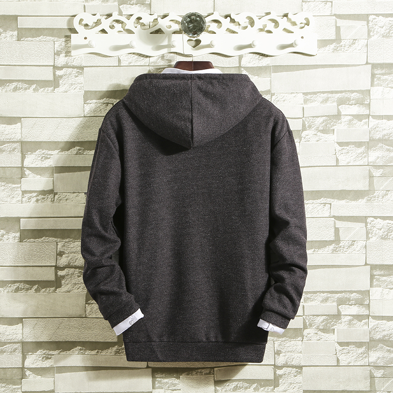 

2021 New Autumn Tag Men's Hoodies Harajuku Sweaty with Hip Hop Streetwear Man's Solid Occasional Training Big K131 K3EO, Apricot