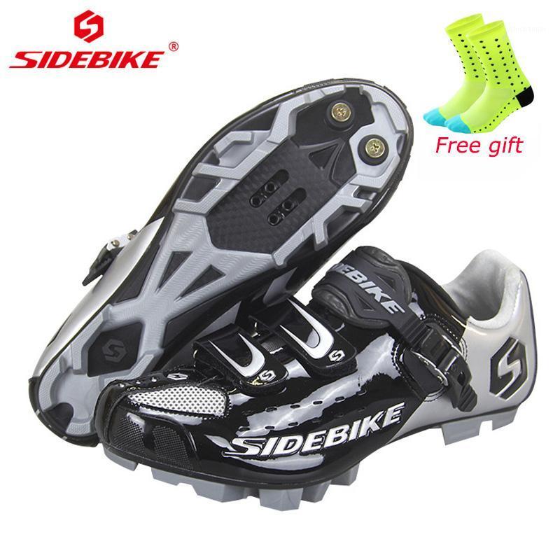 

Sidebike Non-slip Bicycle Shoes Road Cycling Shoes Breathable Mountain Bike Men Waterproof Biking Sapatilha Ciclismo1, Rb red black