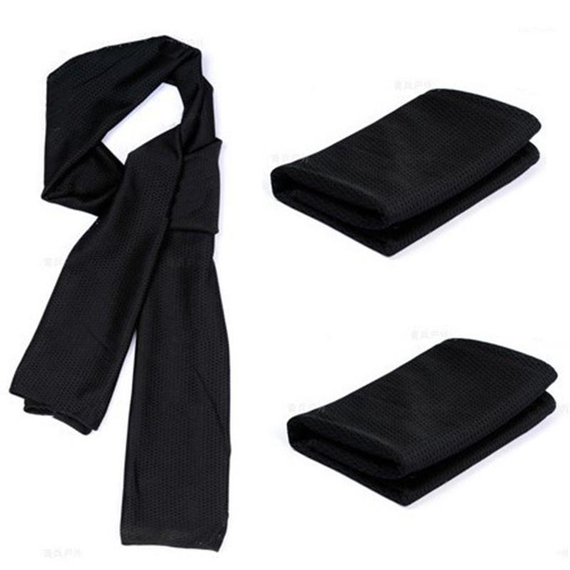 

New Special Forces Mesh Scarf Lightweight Square Breathable Necker Camouflage Fabric Desert Scarf for Hunting1, Black