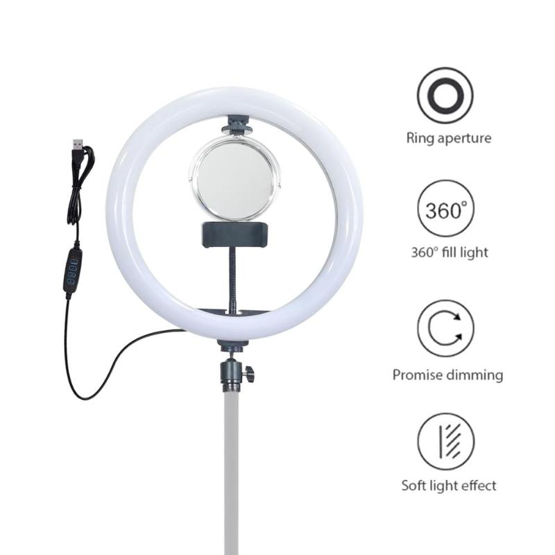 

12 Inch Selfie LED Ring Light with Tripod Stand & Remote Control, 3 Color Ring Lamp For Pfotography,Make up,Video,Youtube,etc