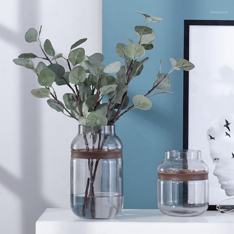 

artificial eucalyptus leaves silk plastic fake tree branches christmas wedding home party diy decoration accessories foliage1, Red