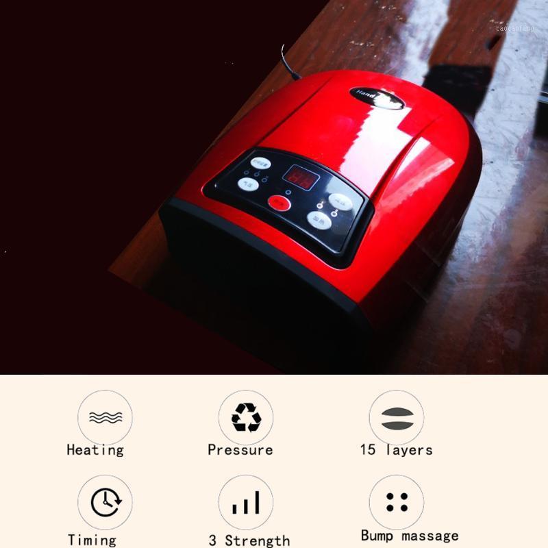 

Heated Hand Massager Physiotherapy Equipment Pressotherapy Palm Massage Device Air Compression Finger Massager Apparatus1