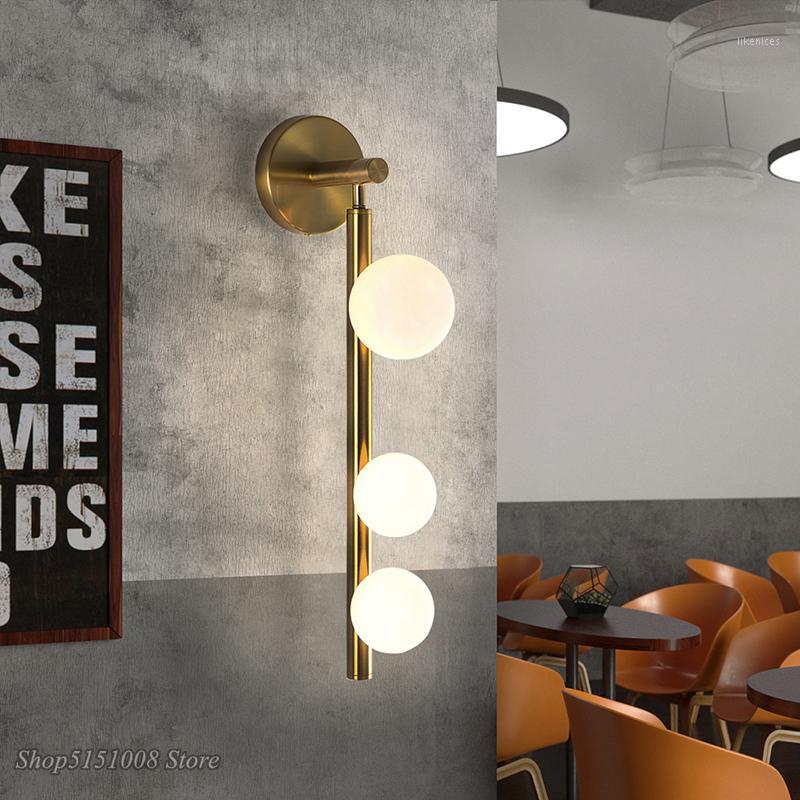 

New 3 White Glass LED Wall Lights Home Living room Wall lamp Gold/Black Shop G9 Bulb Bedroom Sconce Lighting Luminaire1