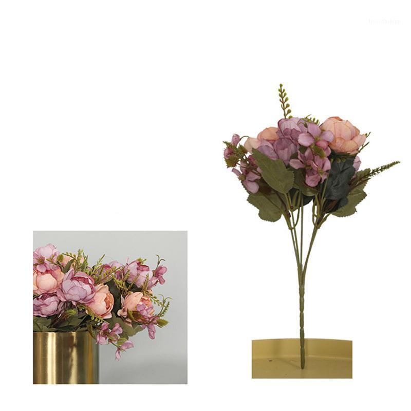 

Artificial Fake Silk Rose Peony Flower Heads Bulk Craft Wedding Party Decoratove1, Purple