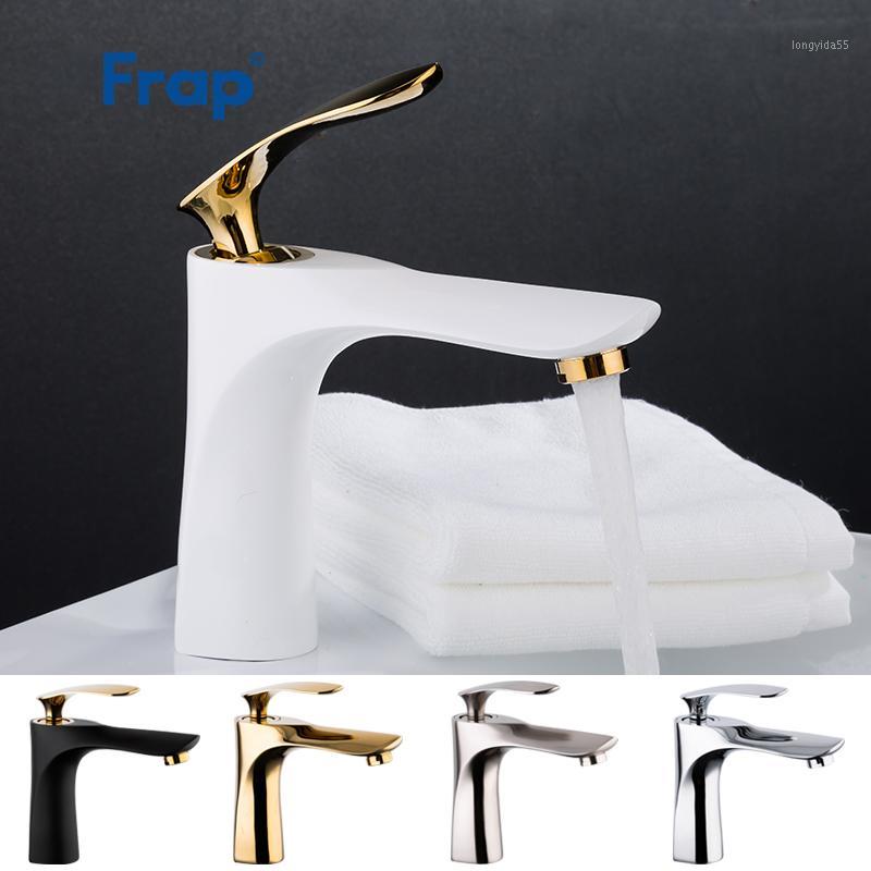 

FRAP Basin Sink Taps Single Handle Basin Faucet Hot and Cold Mixer Water Deck Mounted Tap torneira Y10054/55/56/57/581