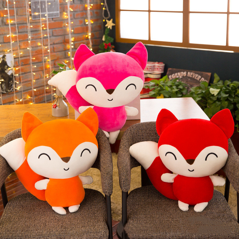 

24cm Kawaii Dolls Fox Plush Stuffed Animals Toys for Girls Children Boys Toys Plush Pillow Foxes Stuffed Soft Toy Doll