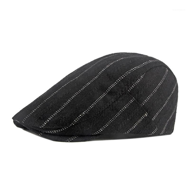 

Men's Berets Knit Newsboy Gatsby for Autumn Und Winter Casual Driving Caps1, Black
