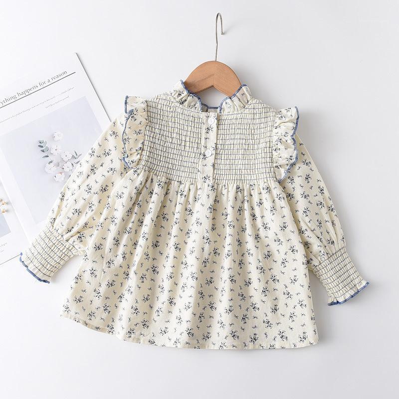 

Flower Girl Fashion Dress Kid Clothing Birthday Performance Princess Children Spring Outfit for 1-7Ys Baby Toddler1, As picture