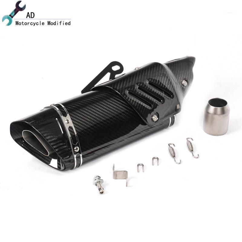 

Motorcycle Carbon Fiber Exhaust Muffler Motor Parts for ZX-10R Ninja 1000 GSX S-1000 Accessories Motorbike Escape1