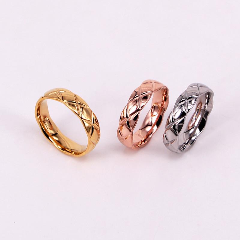 

2.2 MM Ring for Women and Men Rose Gold Color Stainless Steel Wedding Ring 1mm Width Exquisite KK038