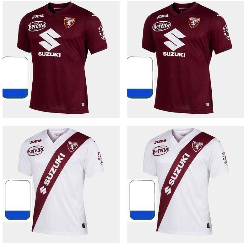 

2021 2022 Torino FC Soccer Jerseys 21 22 BELOTTI FALQUE IZZO NKOULOU ZAZA BASELLI home away football Shirt, Blue