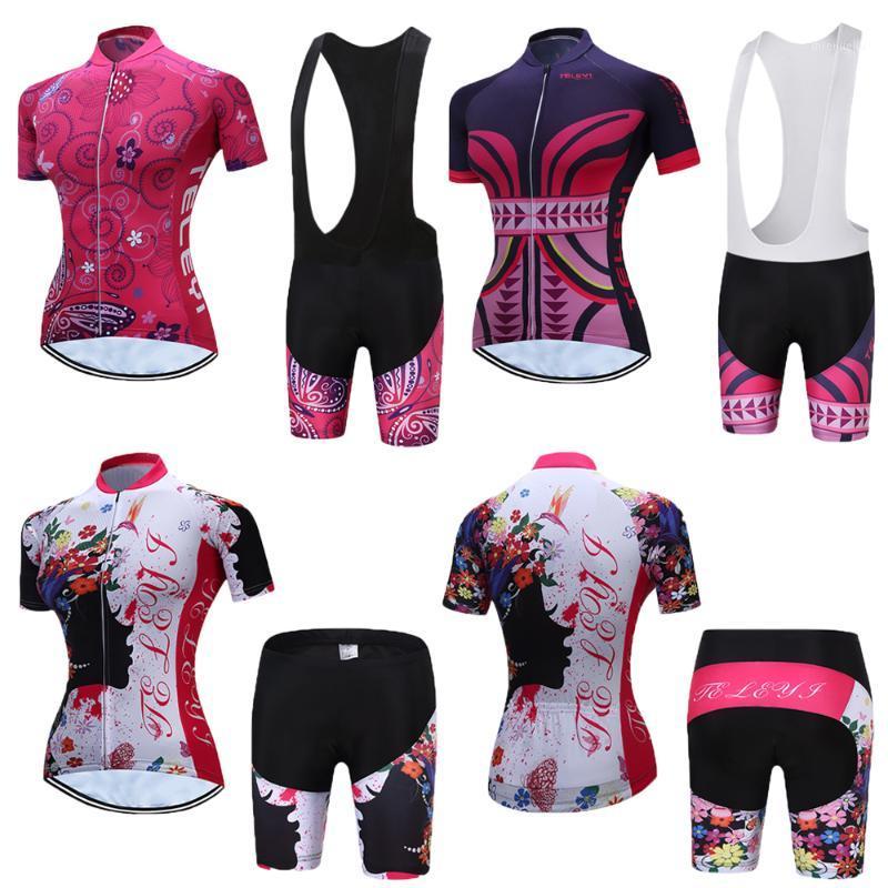 

Female 2020 TELEYI Mtb Cycling Clothes Sets Women's Skinsuit Mtb Bike Clothing Triathlon Suit Uniform Wear Bicycle Jerseys Kits1, Color 12