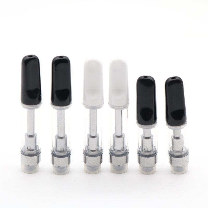 

CCEL atomizer 1ml vape cartridges,ceramic core oil intake hole size 2.0mm carts black mouthtip and white mouthtip