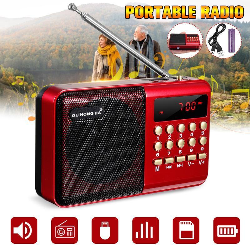 

DC 5V 3W Mini Portable Pocket LCD Digital FM Radio Speaker USB TF AUX MP3 Player1