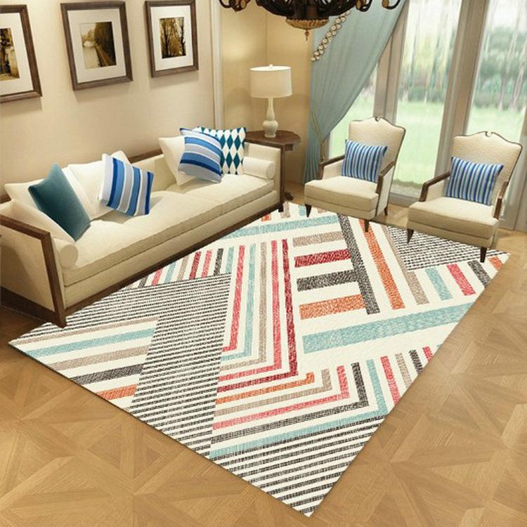 

Color Geometry Fashion Soft Flannel 3D Printed Rugs Mat Rugs Anti-slip Large Rug Carpet Home Decoration Drop Shipping 01