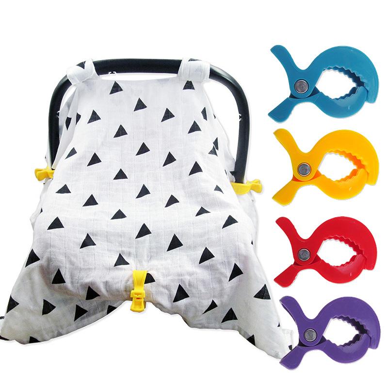 

2Pcs/set Baby Car Seat Accessories Toy Lamp Pram Stroller Peg To Hook Cover Blanket Clips