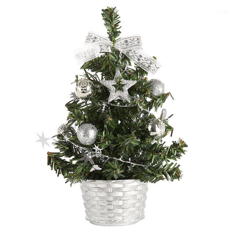 

20cm Mini Christmas Tree Xmas Artificial Tabletop Decorations Festival Miniature Tree Home Room Desktop Ornaments Children Gifts1