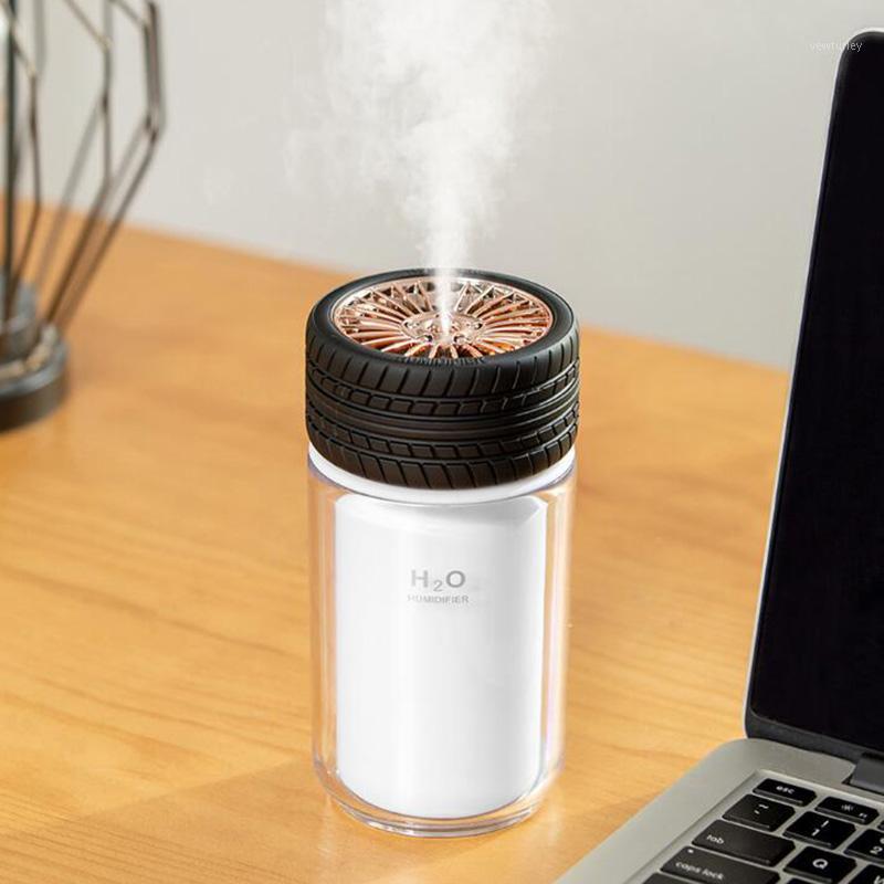 

250ml Tyre USB Air Humidifier Ultrasonic Aroma Diffuser Car Mist Maker with 7 Colors Night Lamps Mini Office Air Purifier1