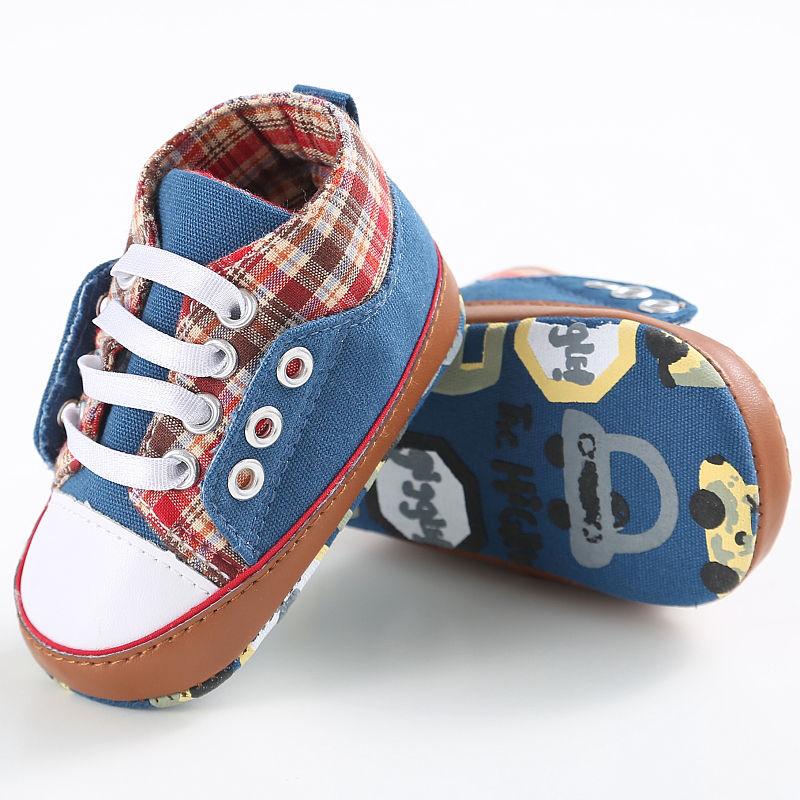 

Fashion children's sports shoes baby boys shoes high to help soft soles first walking baby children's non-slip, As pic