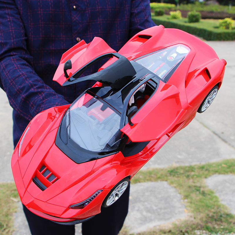 

1:14 Large Remote Control RC Car Can Open The Door Hummer Off Road Vehicle Charging Dynamic Drift Children Racing Model Boy Toy