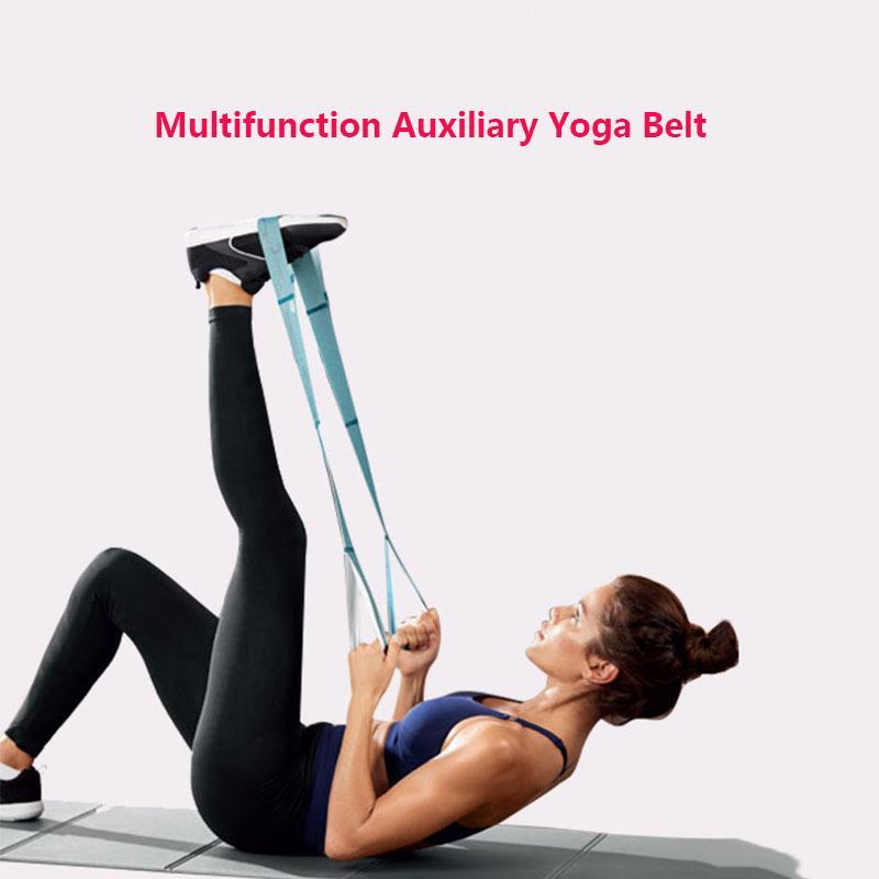 

New Resistance Band Ladies Yoga Elastic Belt Waist Belt Fitness Sports Fitness Rope Figure Waist Leg Resistance1, Red