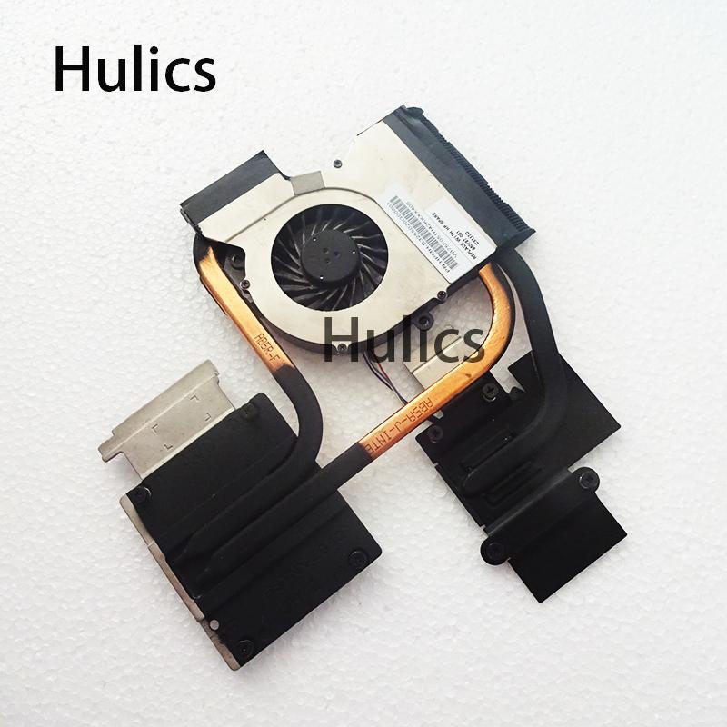 

Hulics Original for pavilion DV6 DV7 DV6-6000 DV6-6050 DV7-6000 cooling heatsink with fan 653627-001 665309-001 650797-0011