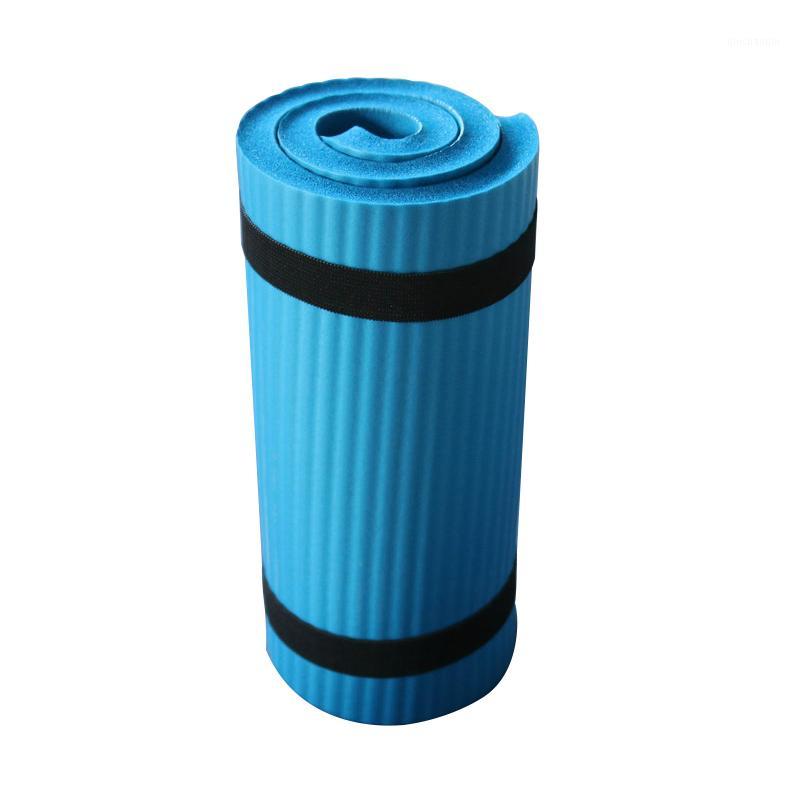 

Pilates Workout Mat Thick 60X25X1.5Cm Yoga Knee Pad Cushion Extra Support For Knees Wrists Elbows Blue1, Blue